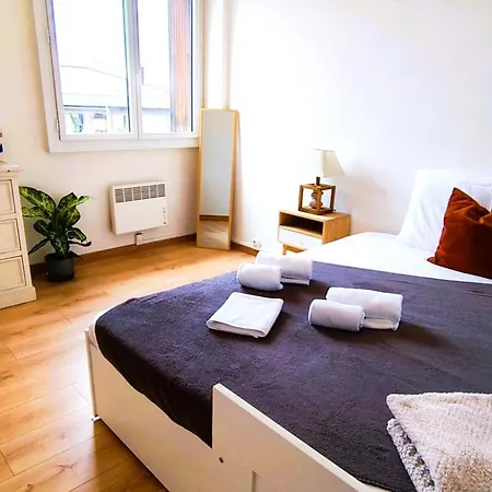 Appartamento F3-50m From Trottel - Wifi - Air Conditioning